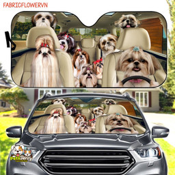Shih Tzu Car Sunshade & Decor - Dog Lovers' Gift for Windshield
