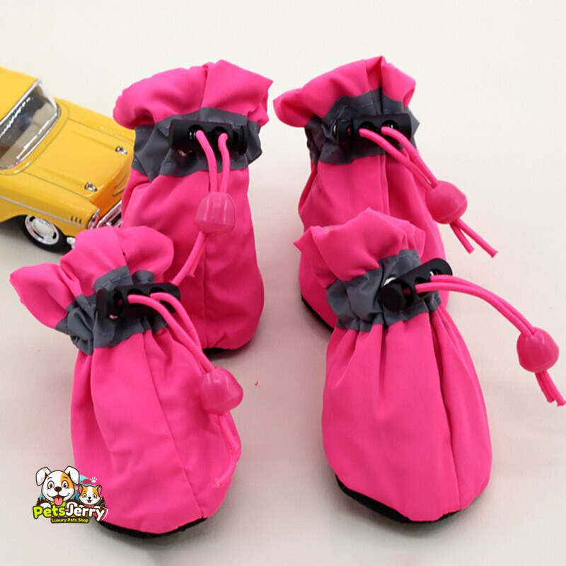 Waterproof Pet Dog Shoes Chihuahua Anti-slip Rain Boot Footwear