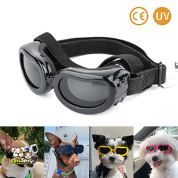 Small dog sunglasses with UV protection and adjustable fit | dog eye protection accessories