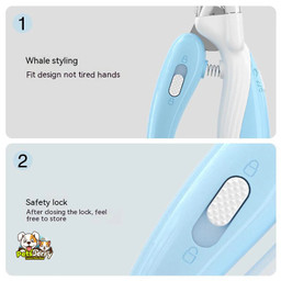 Pet's Paws Healthy and Happy Labor-Saving Nail Clippers for comfortable and effortless nail trimming, promoting healthy paws for happy pets.