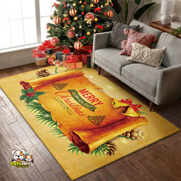 Festive Christmas Carpet for Living Room Home Hallway | Christmas ornaments | decorated living room with a Christmas tree | PetsJerry