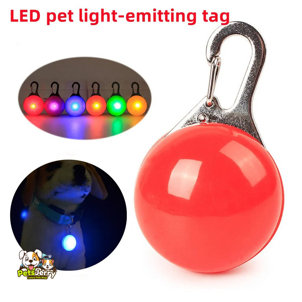 LED Pet Dog Collar Pendant - Night Safety Light