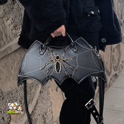 Halloween Goth Style Bat Bag Clutch | Goth Bag | Gothic Bag | Halloween Clutch