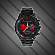 Los Angeles Angels - Black Stainless Steel Watch