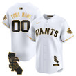 San Francisco Giants California Patch Vapor Premier Limited Custom Jersey - All Stitched