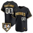 Padres 2024 Spring Training Patch Vapor Premier Limited Custom Jersey - All Stitched