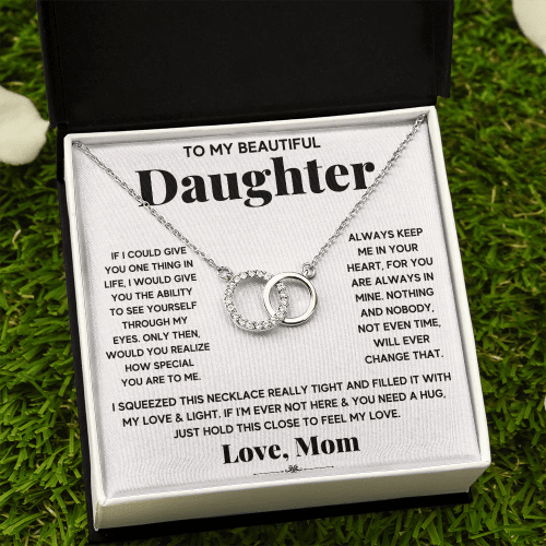 If I could give you one thing in life - Daughter Perfect Pair Necklace