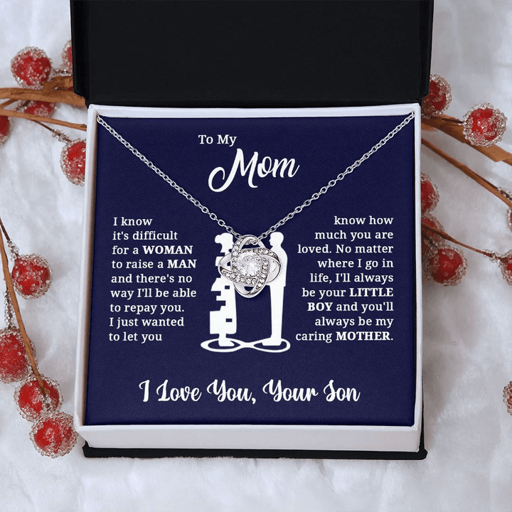 Mom - Loved Mother - Necklace