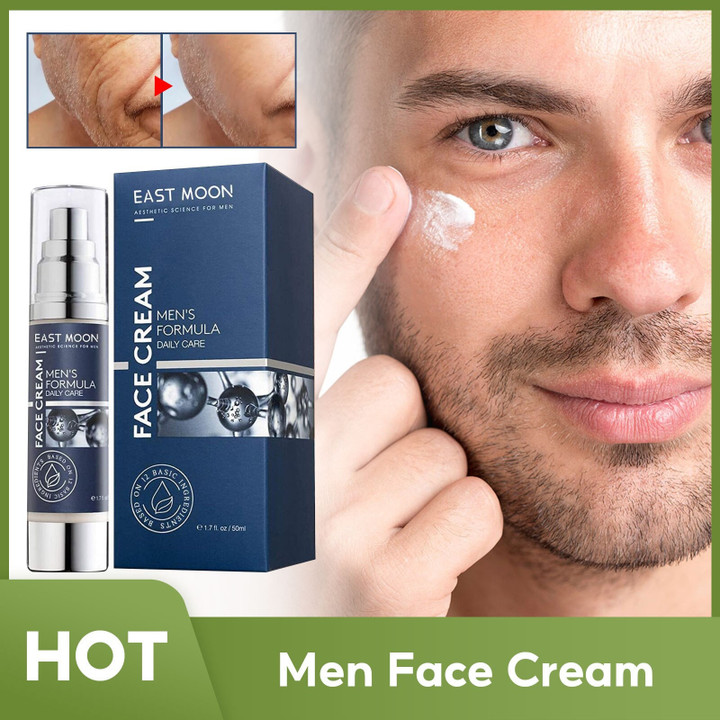 6 In1 Men's Face Cream - Anti-Wrinkle & Eye Bags Treatment