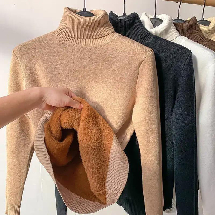 Women Extra-Soft Turtleneck Sweater