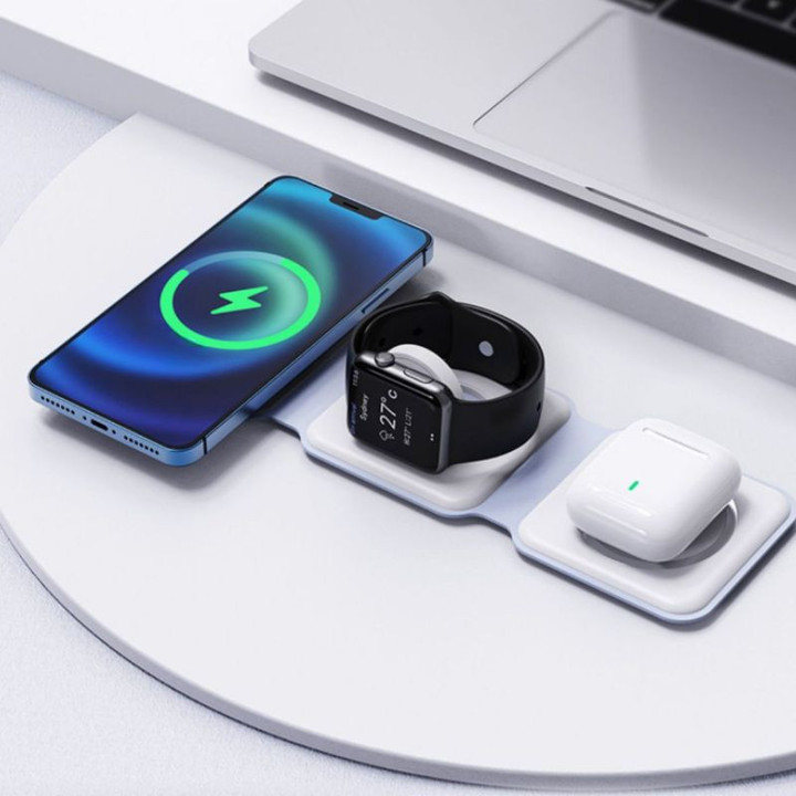 3 in 1 Portable Wireless Travel Charger