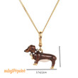dashund Pendant Necklace for Women MenJewelry Gift