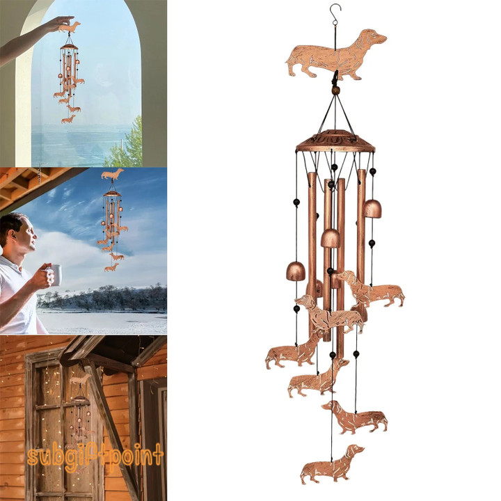 Sympathy Loss Of Father Wind Chimes Memorial Housewarming Wind Chimes For Outside Metal Wind Chimes Dog Gifts