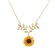Sunflower Pendant Necklace
