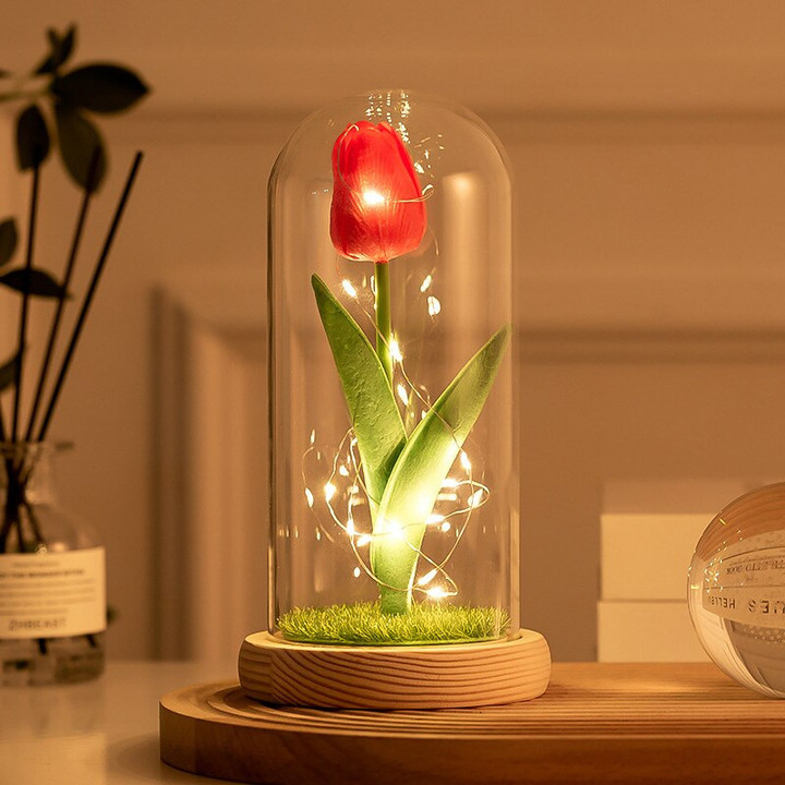 Sunflower Eternal Flower With Lights