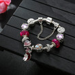 High-quality purple Hedgehog Hanging bracelet charm purple glass beads accessories suitable for women wearing jewelry