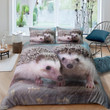 3d Hedgehog Bedding Set Queen King Size 2/3pc Luxury Animal Comforter/Duvet/Quilt Cover Pillowcase Sets
