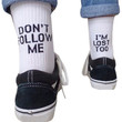 Funny Socks Harajuku Humor Word Printed Socks Creative Hip Hop Street Skateboard Unisex Crew Happy Socks