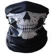 Multi-functional Eight Color Skull Print Bandana Helmet Camping Neck Face Mask Paintball Sport Headband Hiking Masque Halloween