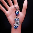 Owl Turkish Blue Eye Keychain