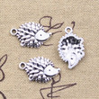 20pcs Charms Animal Hedgehog Hedgepig 22x14mm Antique Silver Color Pendants DIY Crafts Making Findings Handmade Tibetan Jewelry