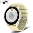 LIGE 2024 New Smart Watch Men Full Touch Screen Sport Fitness Watch IP67 Waterproof Bluetooth For Android ios smartwatch Men+box