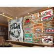 Wall Decoration Vintage Tin Signs Roadtrip Route 66 Map Metal Signs Wall Decor Designed for Restaurant Bar Home Decoration Man