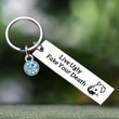 Metal Possum Lover Gift Keychain Opossum Lover Key Chain Pendant Jewelry Funny Animal Keyring for Family Friend