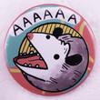 AAAAAA Screaming Opossum Pinback Button Pin Animal Pet Possum Meme Badge for Various Clothing Backpacks and Bags