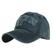 The ball cap is old and washed 66 road embroidery cap
