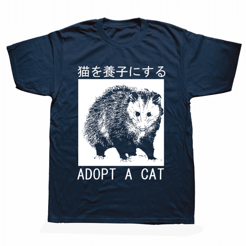 Adopt A Cat Opossum T Shirt