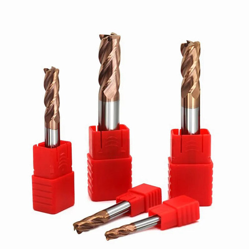 Milling Cutter Alloy Coating Tungsten Steel Cutting Tool Maching Hrc55 Carbide End Kit Top CNC Router Bits Corner Roughing Metal