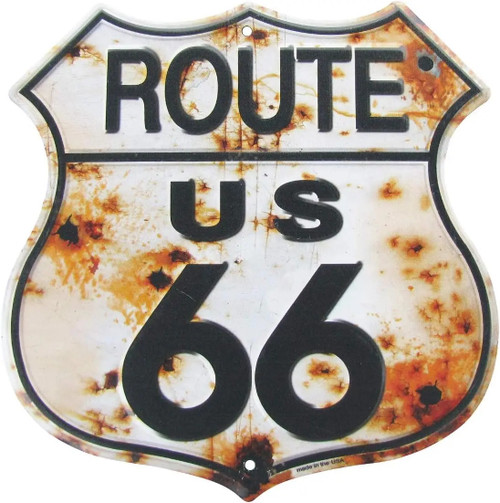 Route 66 Signs Vintage Road Metl Tin Signs Room Decor High Way Metal Tin Poster for Home Cafes BarsHotel Garage Wall Decorations