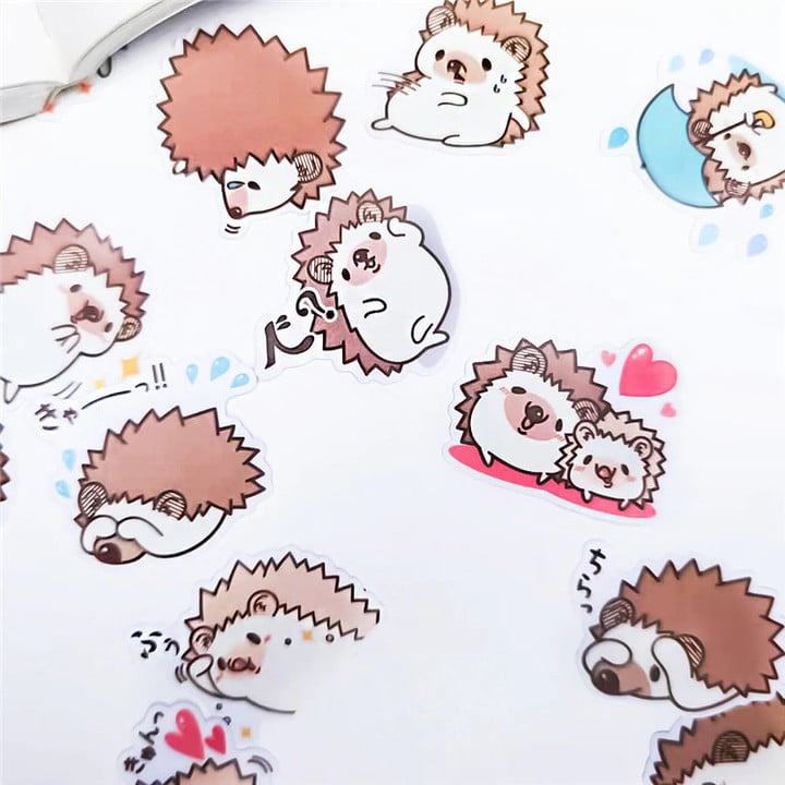 Cute hedgehog Stickers