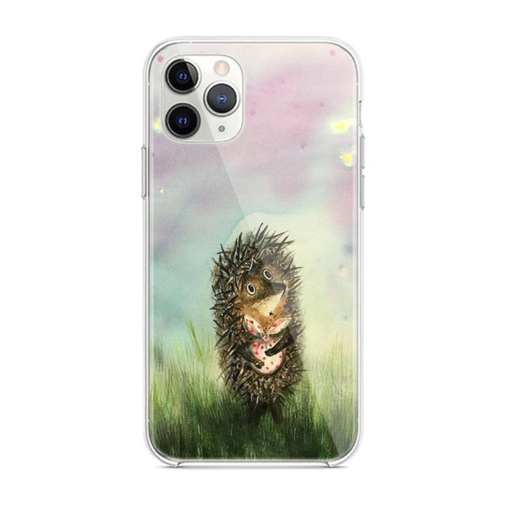 Hedgehog in the Fog Phone Case For Apple iPhone 14 13 12 11 SE XS XR X 7 8 mini Plus Pro MAX 2020 Transparent Cover