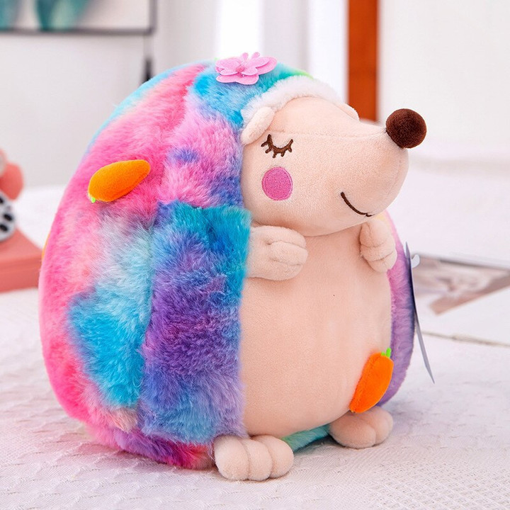 Cute Soft Colorful Hedgehog Animal Doll Stuffed Plush Toy