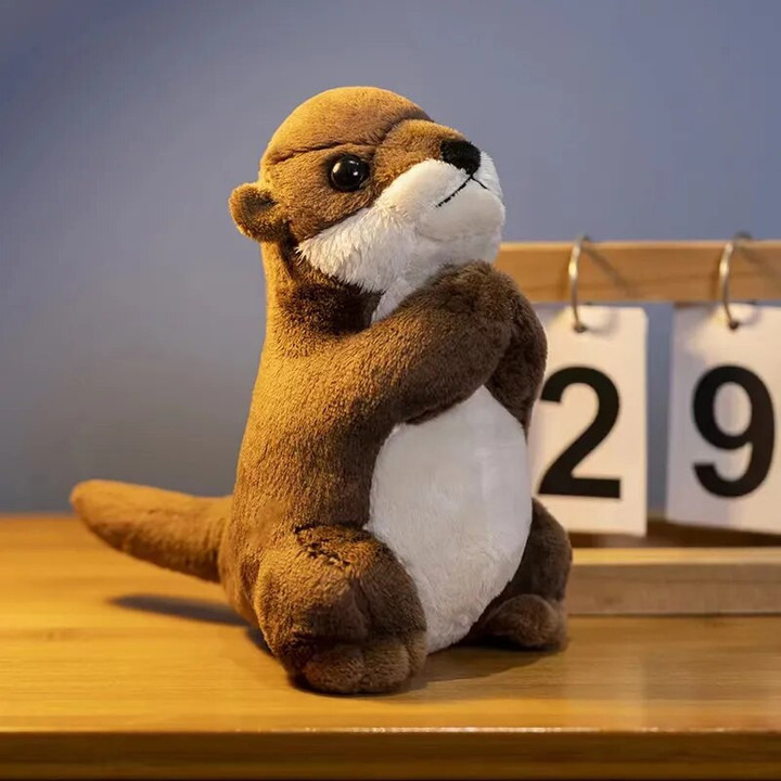 27cm Cute Cartoon Wishing Otter Plush