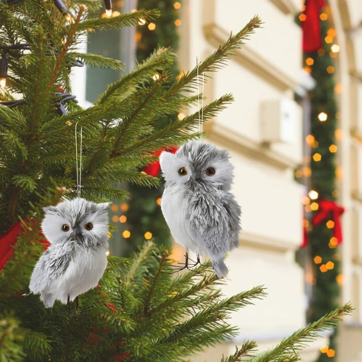 Owl Pendant Doll Decoration Cute Christmas Tree Ornaments Decoration Christmas