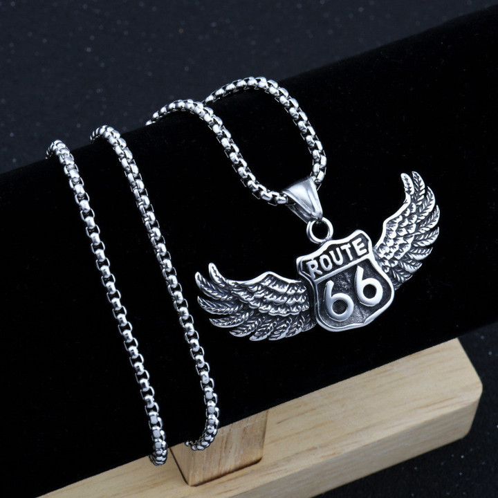 Historic Route 66 road Necklace