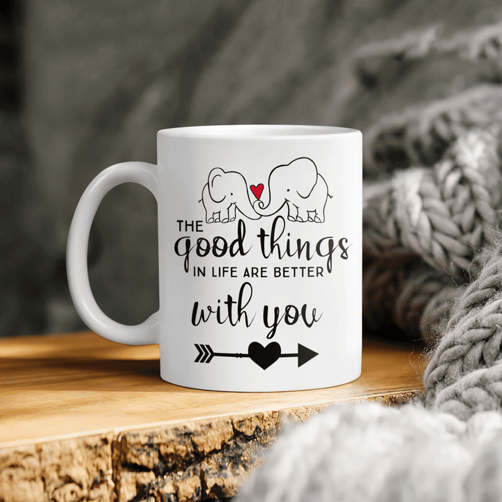 Elephant Mug - The Good Things In Life