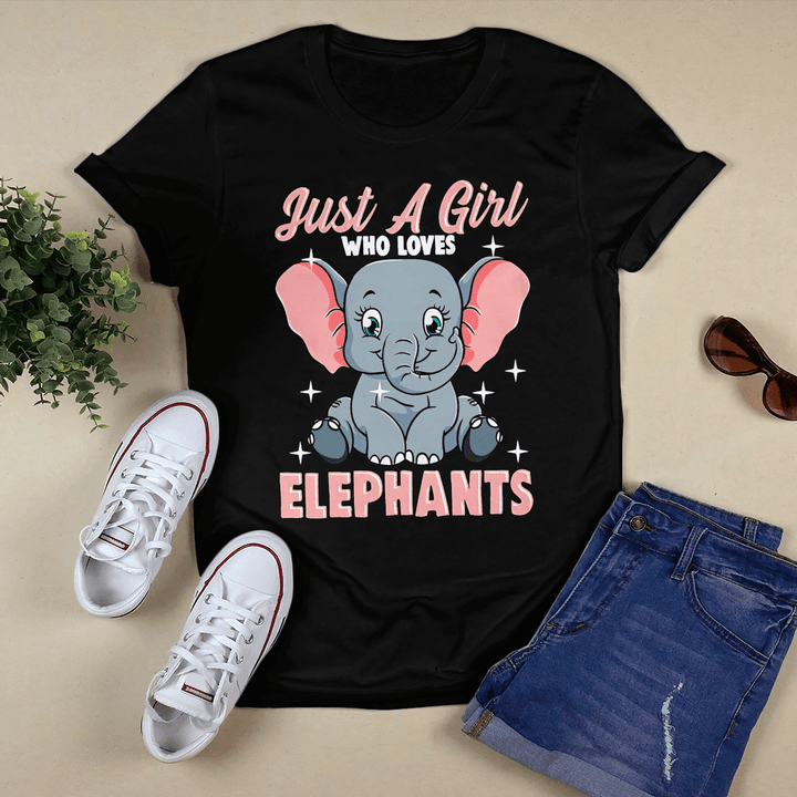 Elephant Shirt - Just A Girl Who Loves Elephants