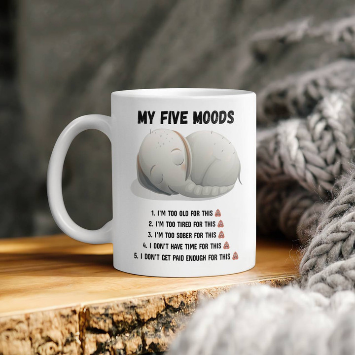 Elephant Mug - My Five Moods