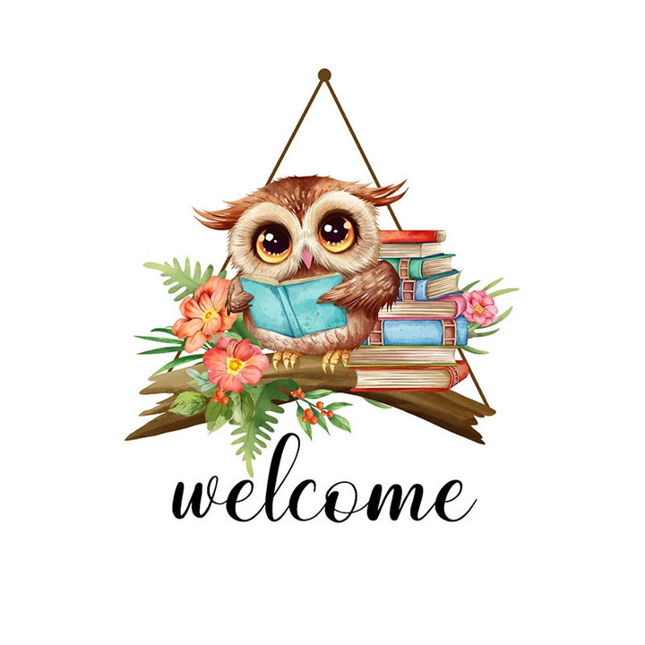 C150#Cute Owl Wall Sticker Kids Room Background Home Decoration Mural Living Room Wallpaper Funny Decal