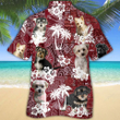 Morkie Hawaiian Shirt, Gift for Dog Lover Shirts, Men's Hawaiian shirt, Summer Hawaiian Aloha Shirt