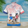 American Staffordshire Terrier Shirts - Independence Day Is Coming, Men's USA Patriotic Hawaiian Shirt