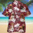 Cavapoo Red Hawaiian Shirt, Gift for Dog Lover Shirts, Animal Summer Shirts, Hawaiian Shirt Men