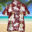Kooikerhondje Red Hawaiian Shirt, Gift for Dog Lover Shirts, Animal Summer Shirts