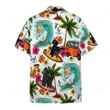 Summer Dog Watercolor Hawaiian Shirt, Summer aloha hawaii shirt for Men women