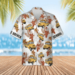 Bus Hawaiian aloha shirt, Summer Gift for Driver Dad, Grandpa