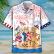 Cat American shorthair Shirts - Independence Day Is Coming, USA Patriotic Hawaiian Shirt